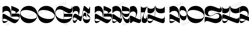 boogy brut poster webl字体转换